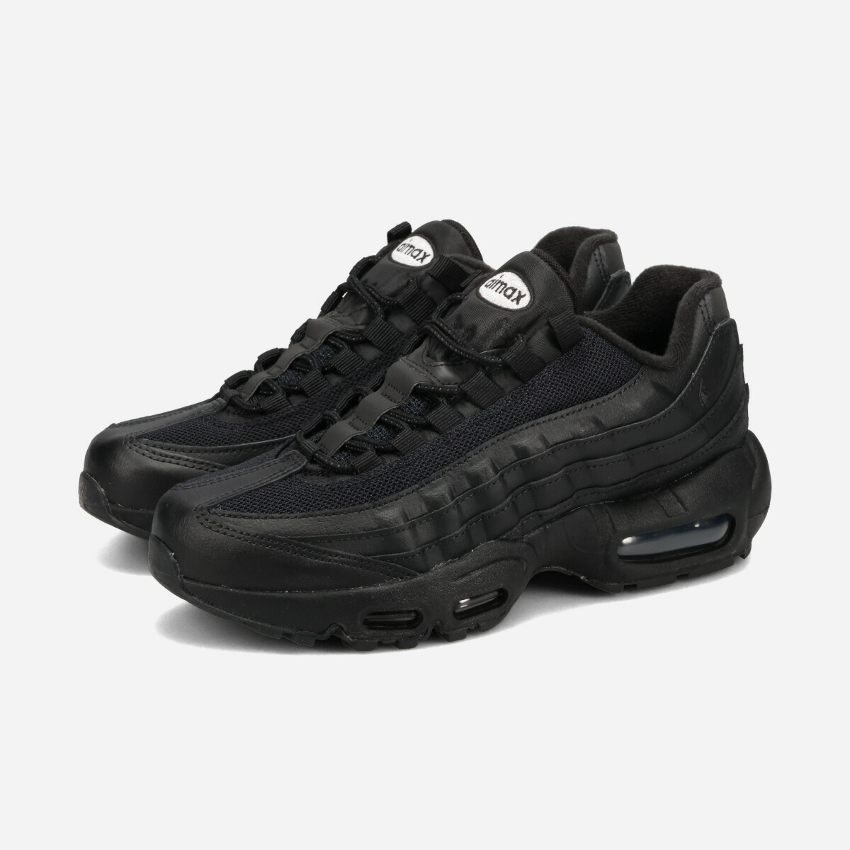 楽天市場】NIKE AIR MAX 95 RECRAFT GS 【TRIPLE BLACK】 ナイキ エア