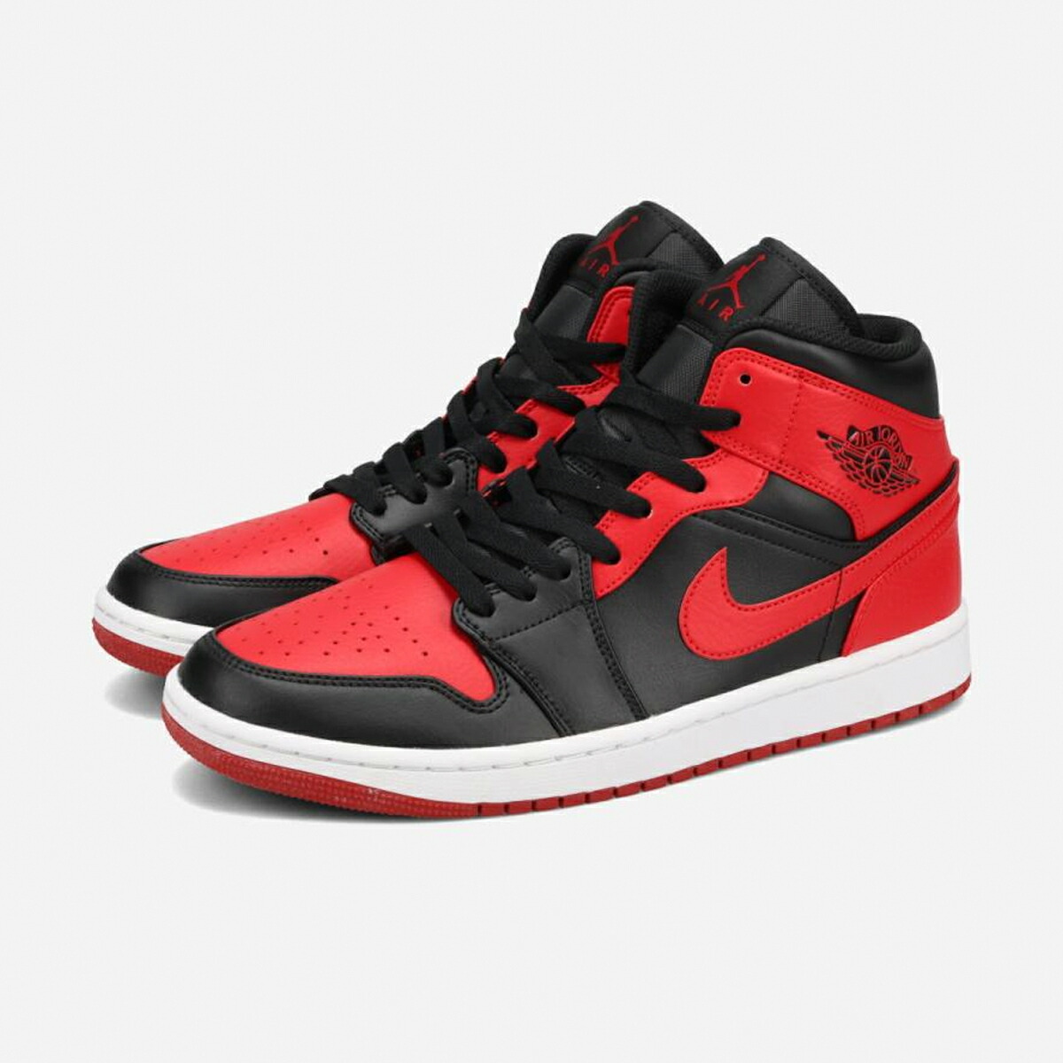 楽天市場】NIKE AIR JORDAN 1 MID 【BRED】 ナイキ エア ジョーダン 1