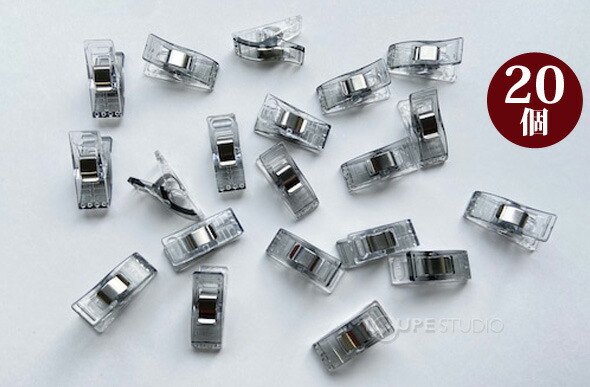 楽天市場】クロバーラボ 仮止めクリップ 手芸 20個入 裁縫 洋裁