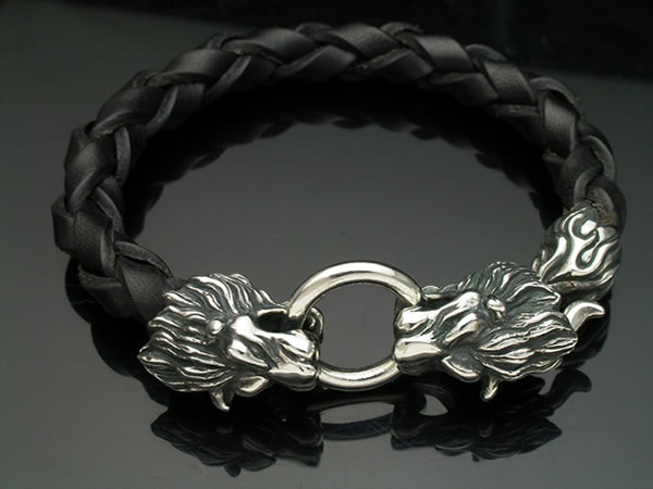 楽天市場】【シルバーアクセサリー】【送料無料】Wライオンヘッド