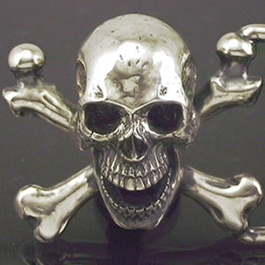 楽天市場】【シルバーアクセサリー】【送料無料】No9クロスボーン