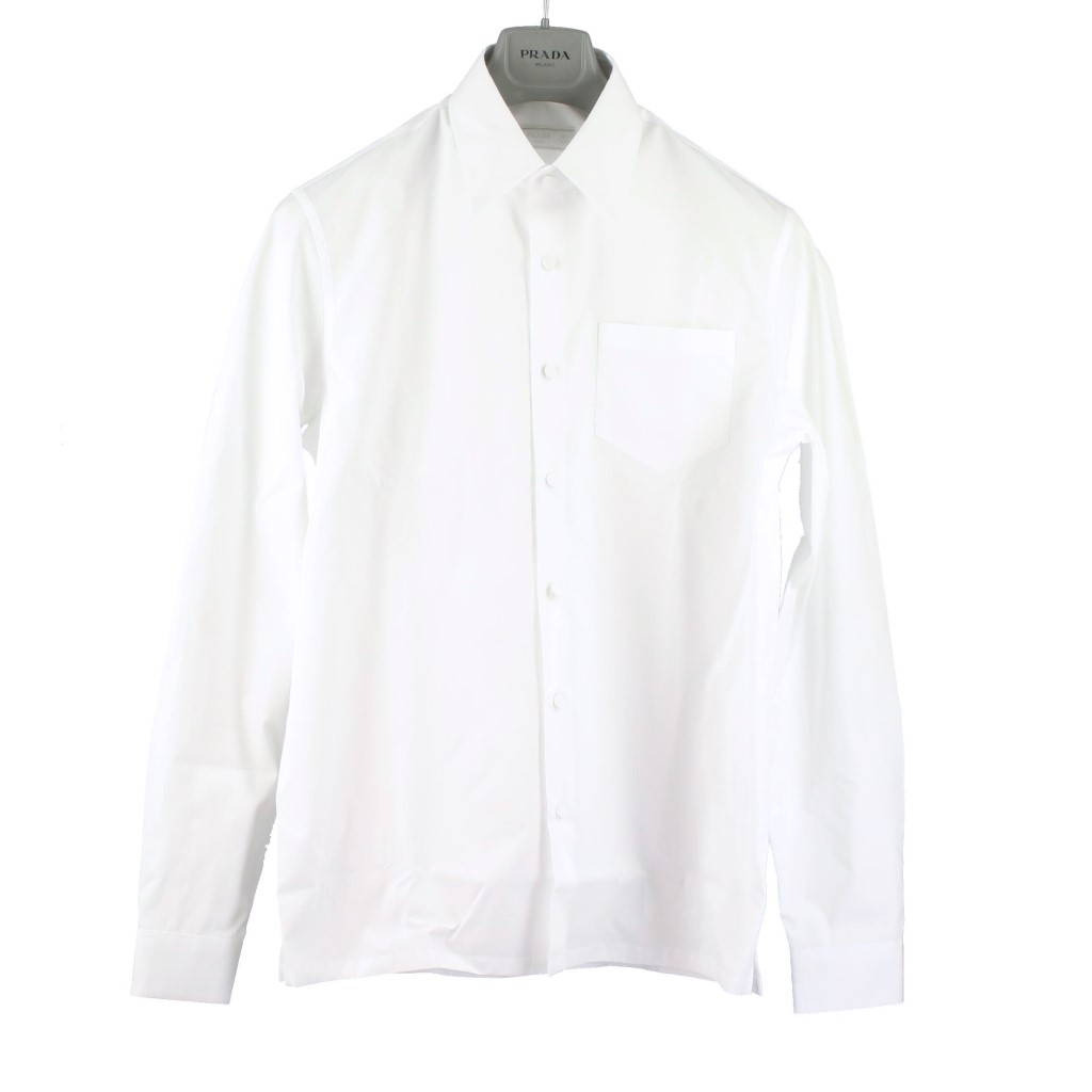 楽天市場】プラダ PRADA シャツ メンズ サイズ39 ホワイト UCN314 1XV2