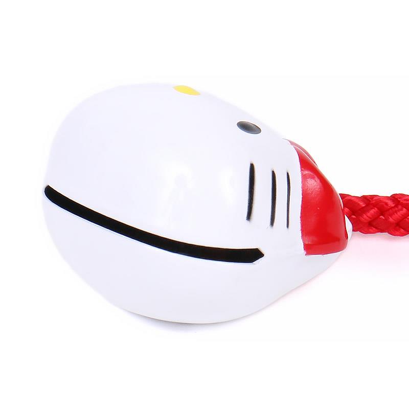 楽天市場】ハローキティ フェイス形鈴根付け ストラップ サンリオ