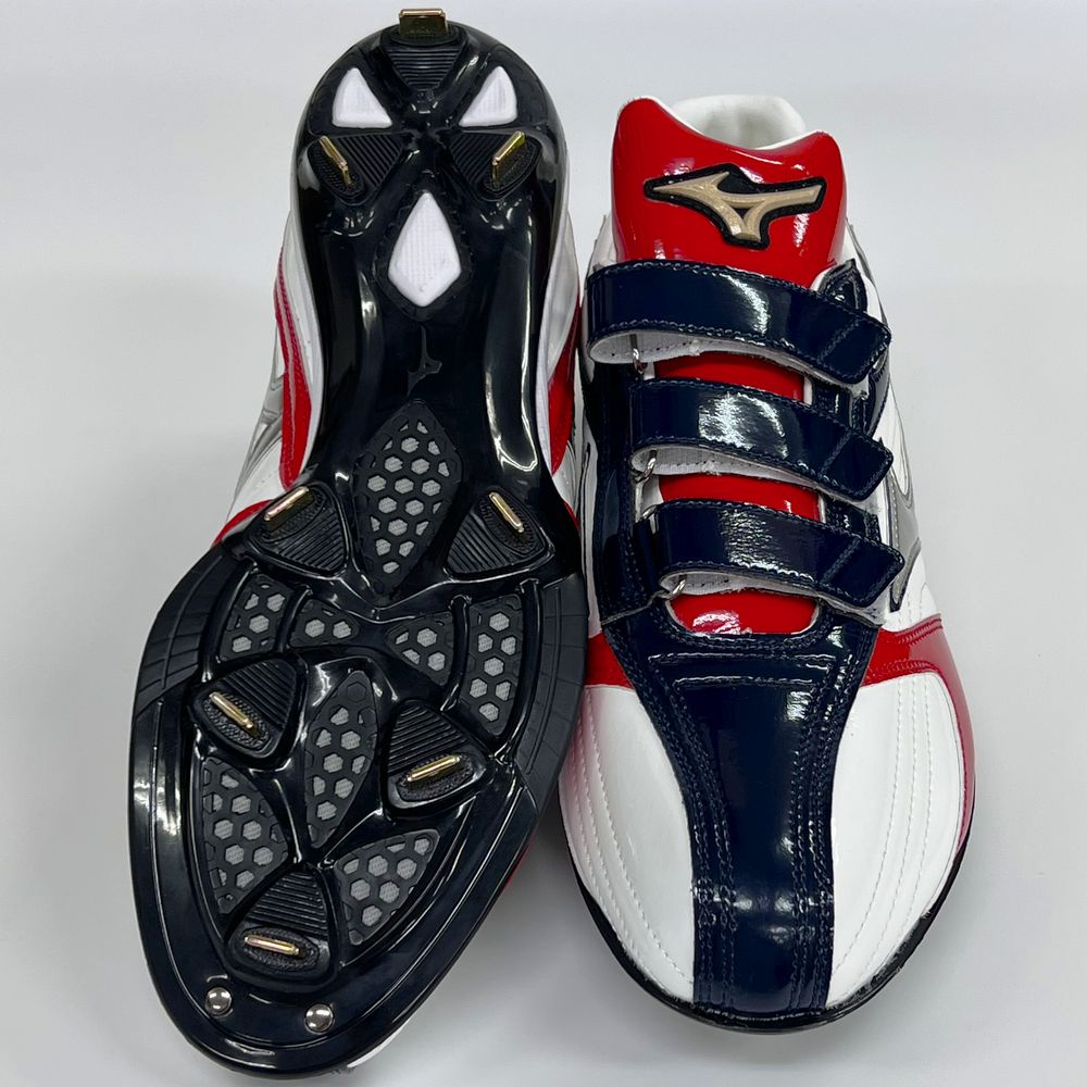 楽天市場】【サイズ交換送料無料】レッド×ネイビー ミズノ 野球