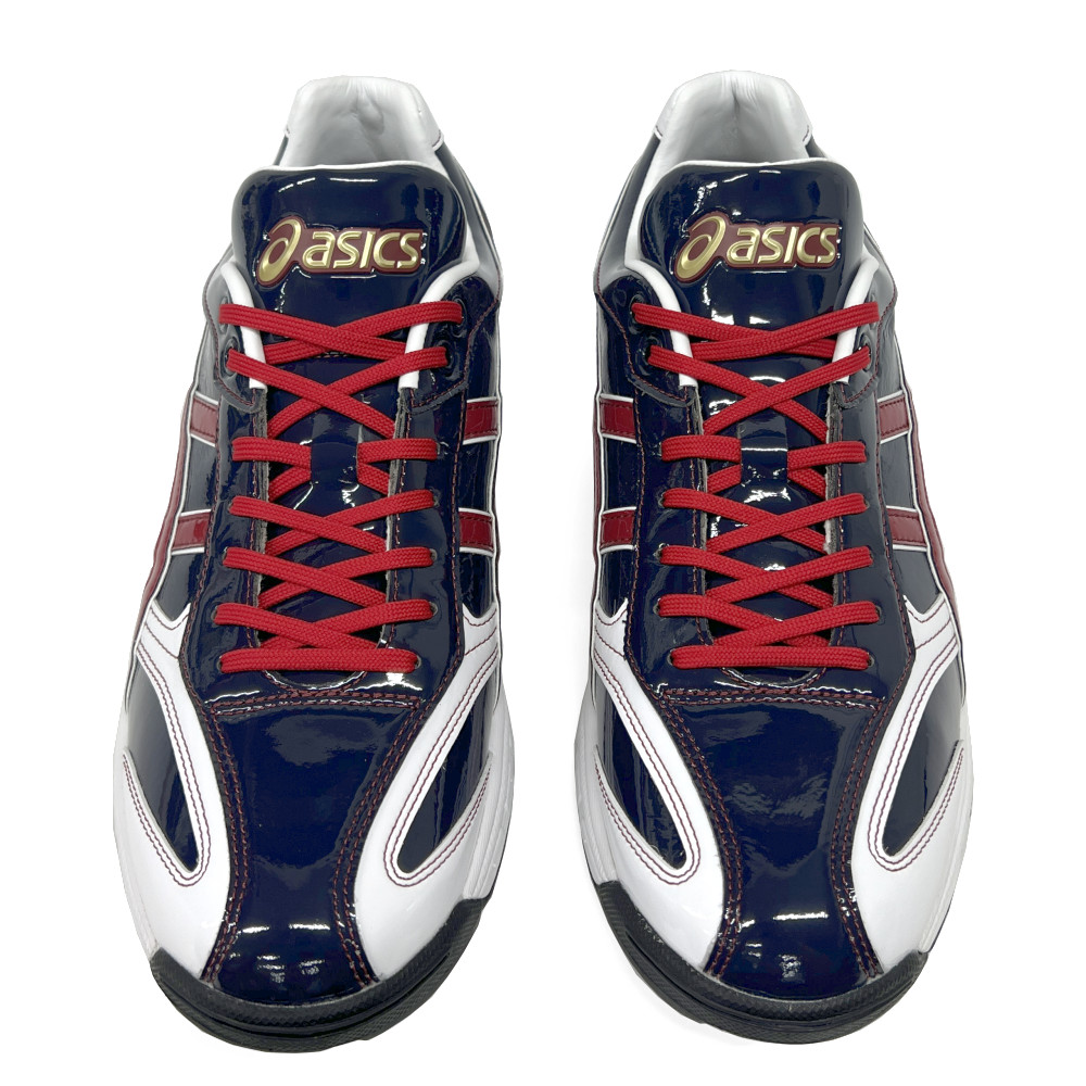 楽天市場】【サイズ交換送料無料】ネイビー×ワインレッド アシックス