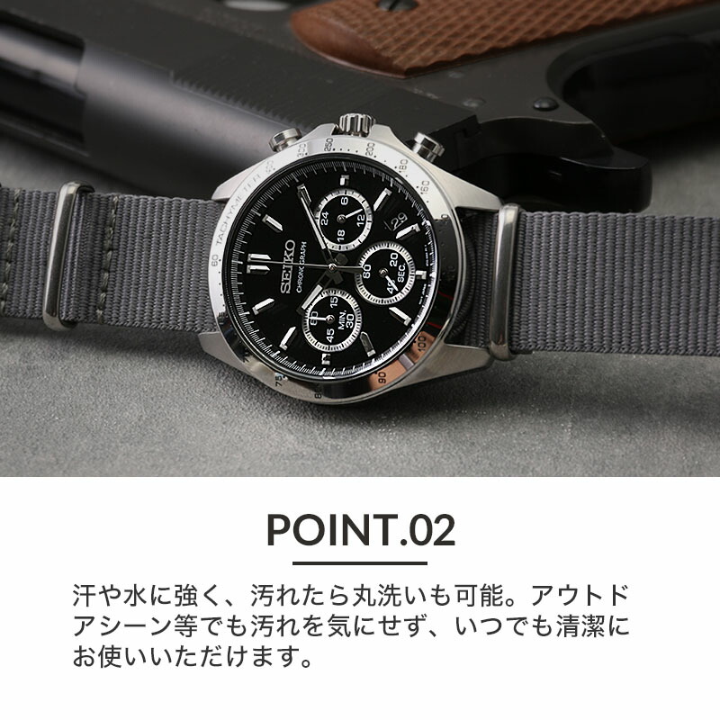 楽天市場】【セイコー SEIKO 対応 ベルト】NYLON STRAP TYPE NATO