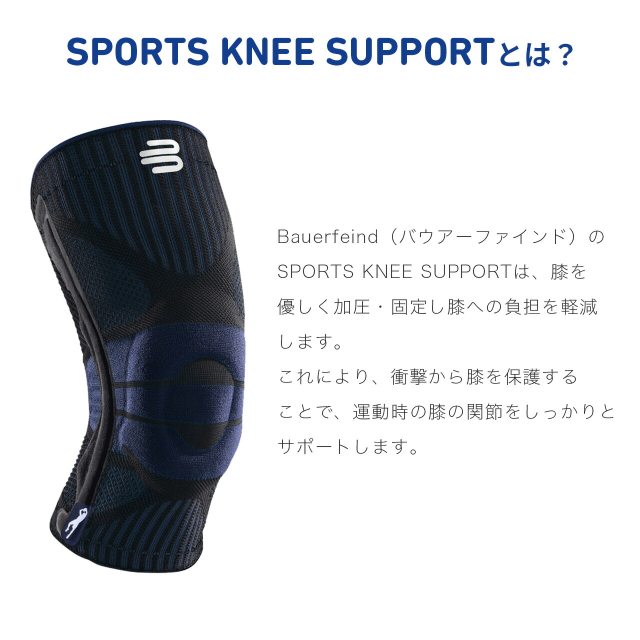 楽天市場】公式【BAUERFEIND】 バウアーファインド 膝用スポーツ