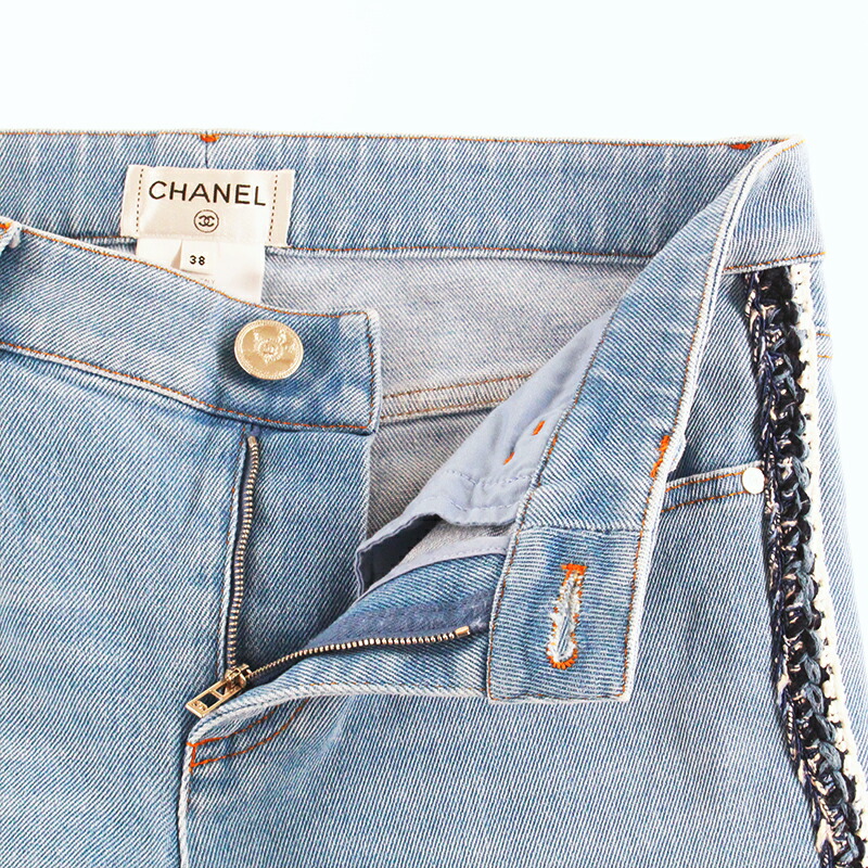 楽天市場】極美品 シャネル CHANEL サイドツイード ココマークステッチ