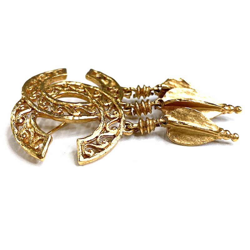 楽天市場】シャネル CHANEL ドリームキャッチャー 1995年 ブローチ GP