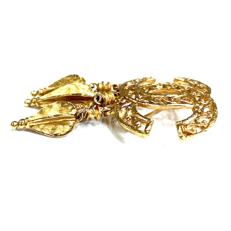 楽天市場】シャネル CHANEL ドリームキャッチャー 1995年 ブローチ GP