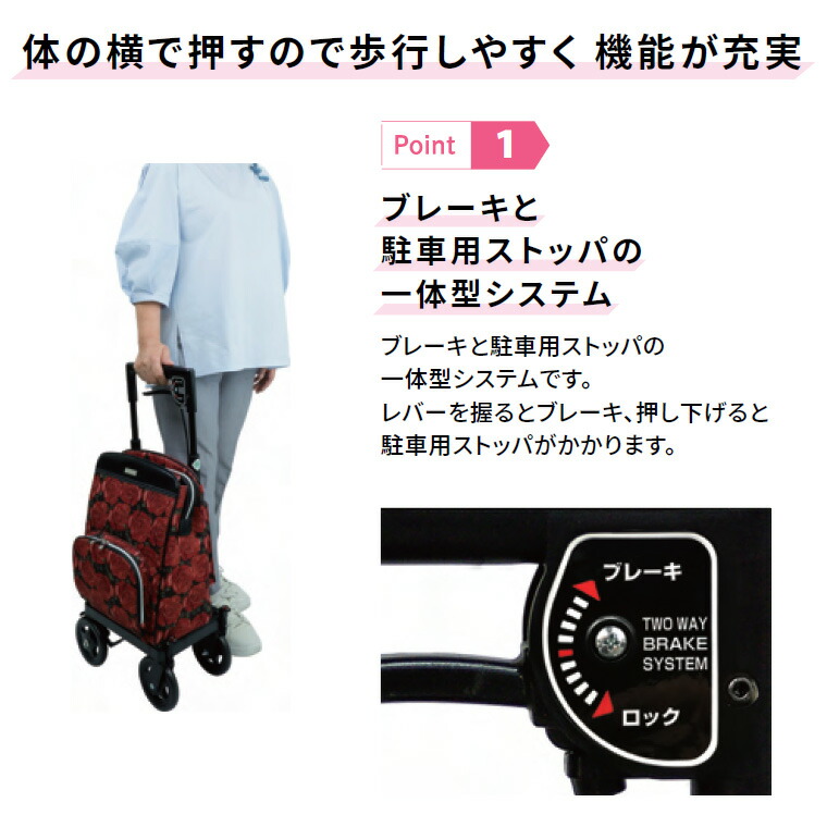 楽天市場】ショッピングカート おしゃれ 4輪 サイドカー メロディ