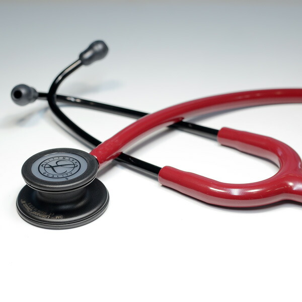 楽天市場】リットマン 聴診器 クラシック3 ブラック/バーガンディ 5868