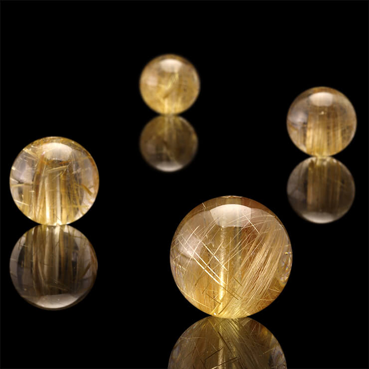 楽天市場】【1粒売り ビーズ】タイチンルチルクォーツ 12mm 仕事運