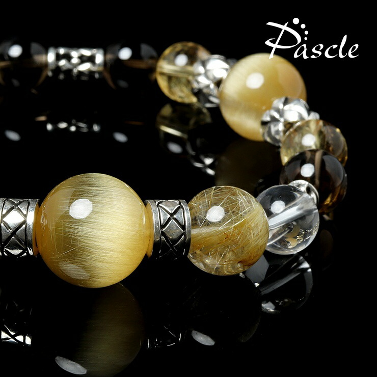 楽天市場】【X.G】ルチルクォーツ ブレスレット メンズ キャッツアイ