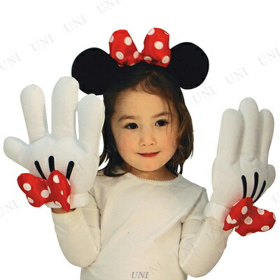 楽天市場】コスプレ 仮装 ミニーヘッドバンド＆グローブセット