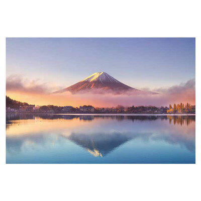楽天市場】ジクソーパズル 1000ピース 朝霧と鏡富士 【 ジグソーパズル