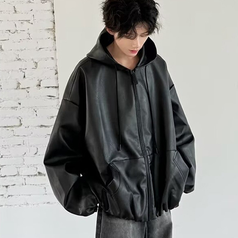 楽天市場】メンズ フライトジャケット レザージャケット フード付き 皮