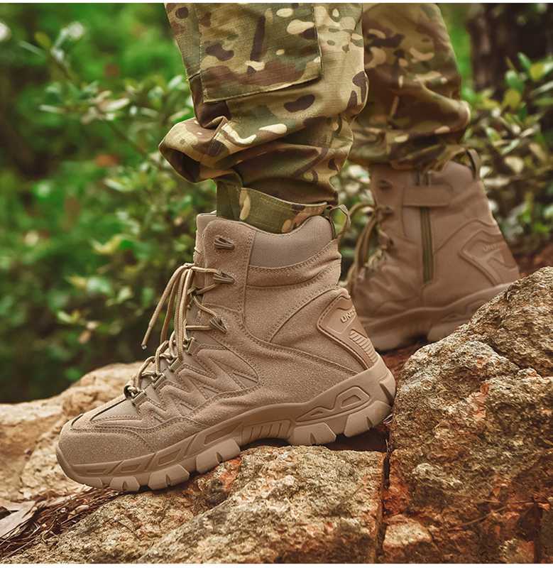 楽天市場】タクティカルブーツ ハイカット トレッキングブーツ