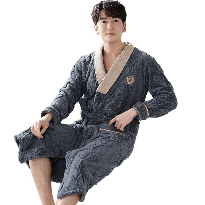 楽天市場】フランネル カップルバスローブ お風呂上り ガウン