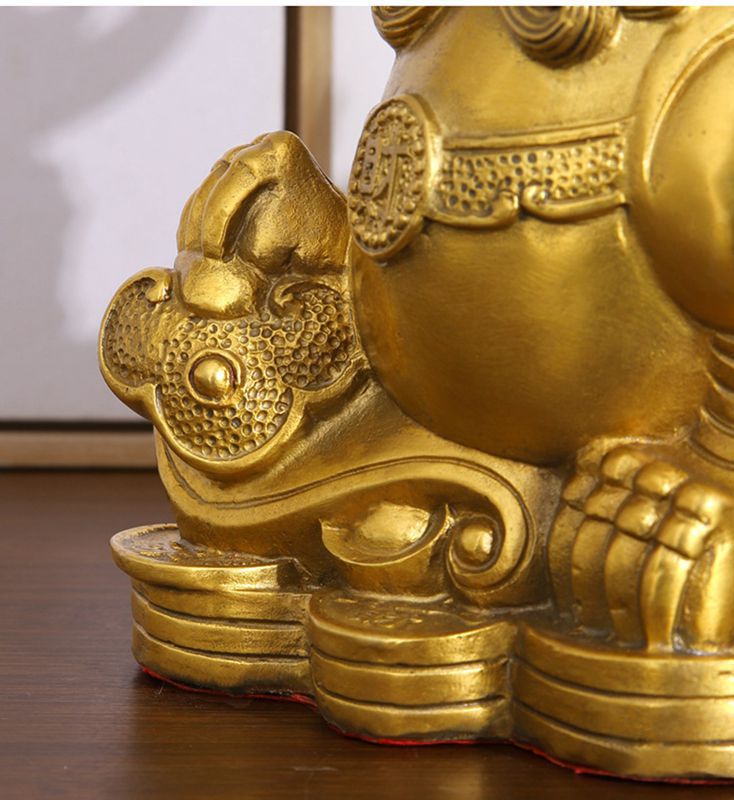 楽天市場】貔貅 置物 ヒキュウ 招財 風水アイテム 雄雌セット 一対