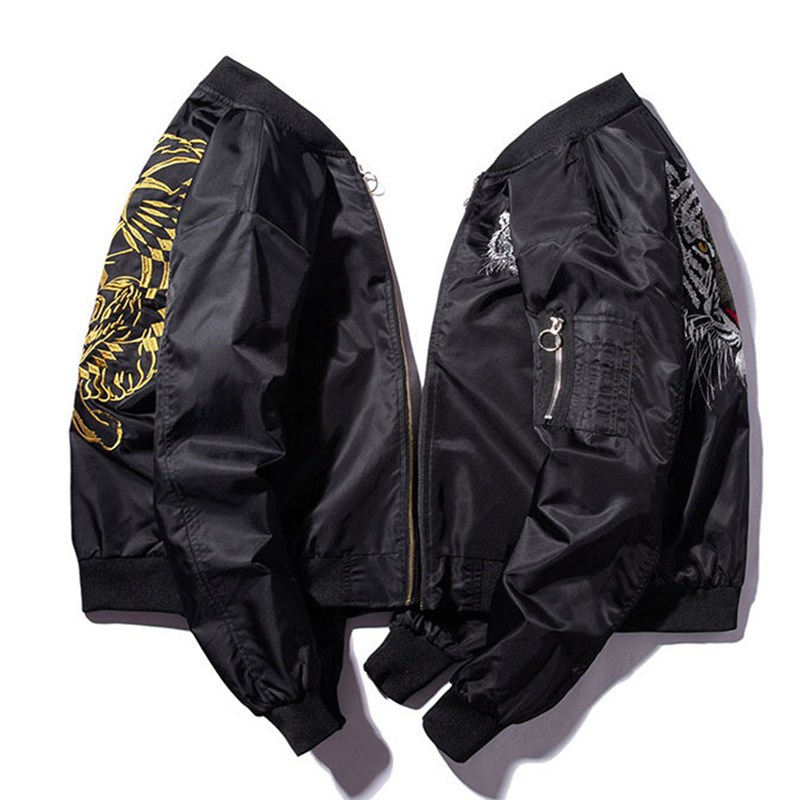 楽天市場】ジャケット メンズ 春秋冬 スカジャン 防風 保温性