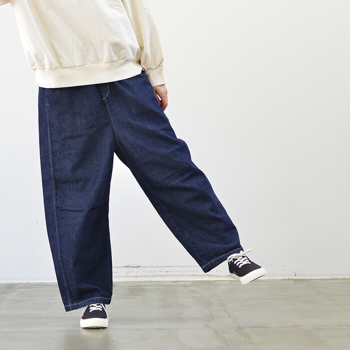 楽天市場】LAITERIE レイトリー 甘織りデニム トロワパンツ(全2色