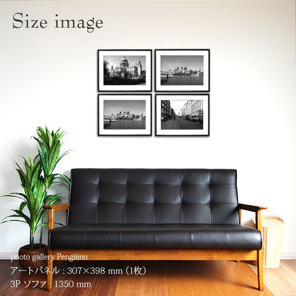 楽天市場】アートパネル セット モノクロ ロンドン イギリス 4枚 風景
