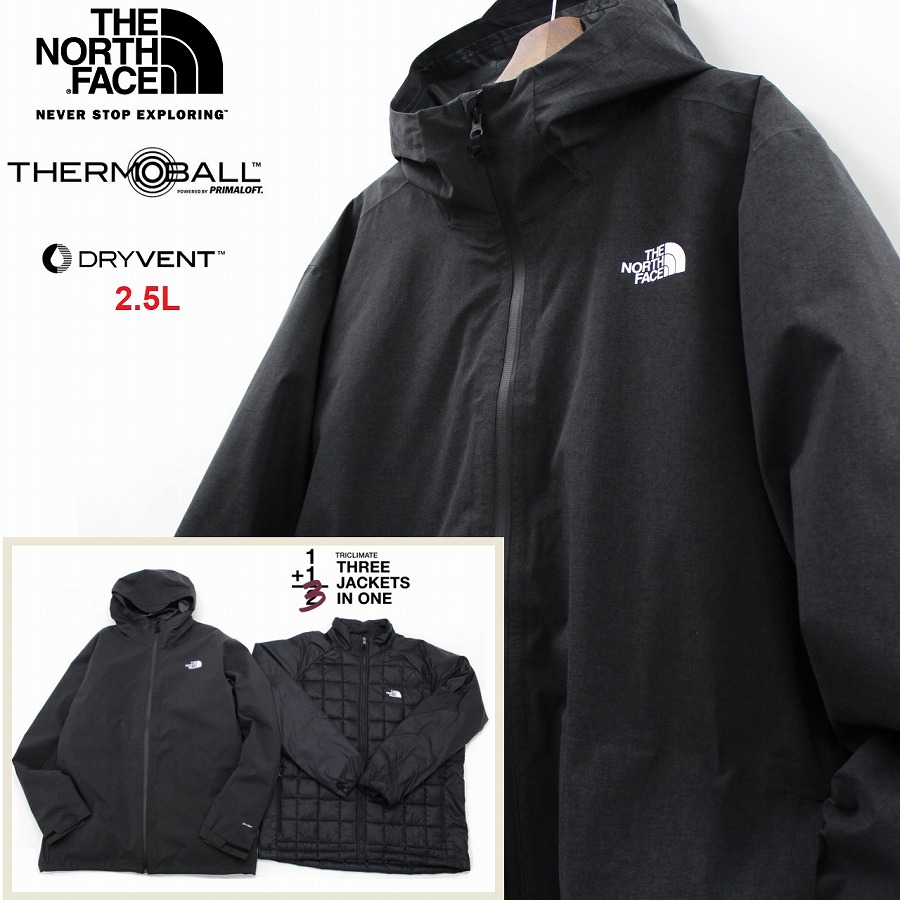 楽天市場】THE NORTH FACE ザ ノースフェイス 3way THERMOBALL