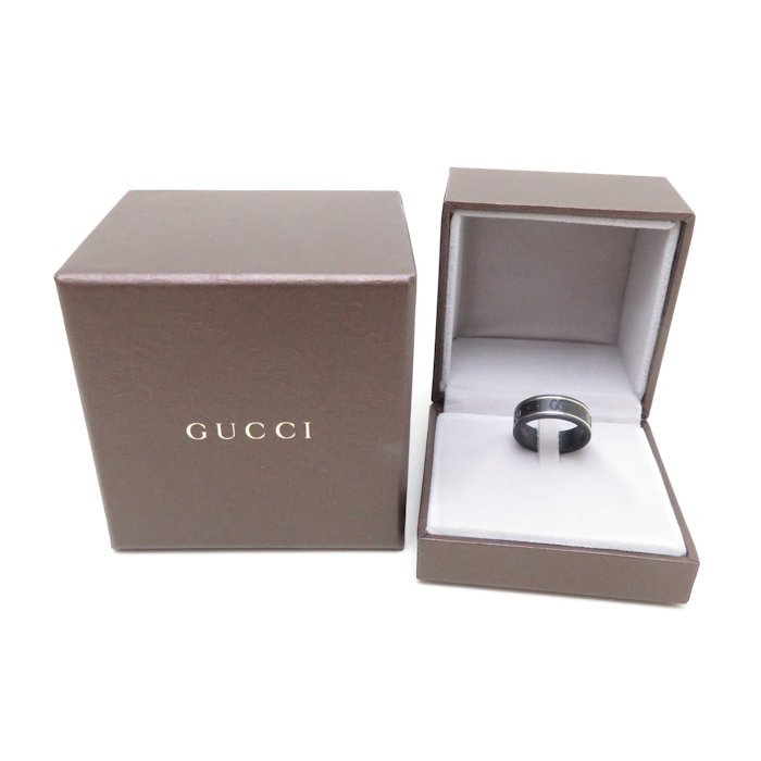 楽天市場】GUCCI グッチ アイコン リング 225985 コランダム ブラック
