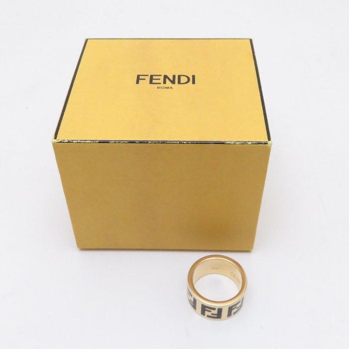 楽天市場】FENDI フェンディ リング FFロゴ リング サイズM 14号
