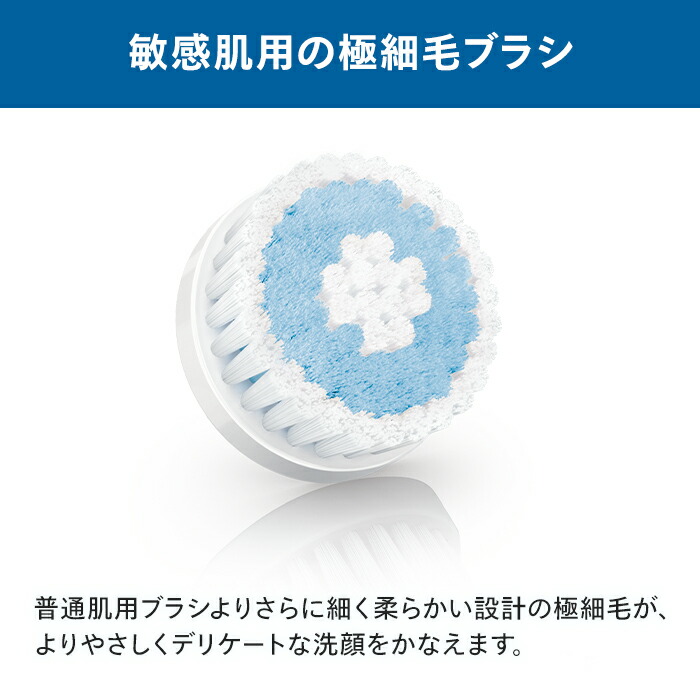 楽天市場】【現品限り】フィリップス 敏感肌用ブラシ ホワイト/ブルー