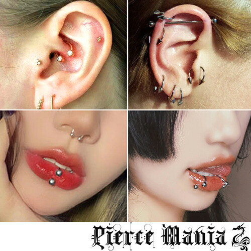 楽天市場】20g サーキュラーバーベル ボール スタッズ☆サージカル