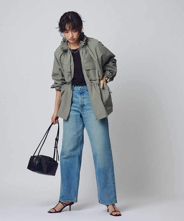 楽天市場】【全品20％OFFクーポン】[RASW]ドロストギャザーブルゾン