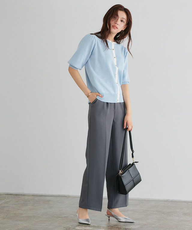 楽天市場】【全品20％OFFクーポン】多機能バイカラーパフニット