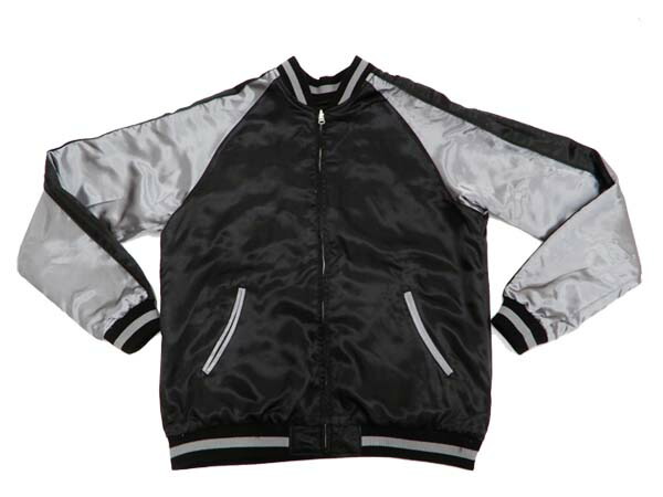 楽天市場】ジャパネスク スカジャン 3RSJ-701 菊と蝶と金魚 刺繍