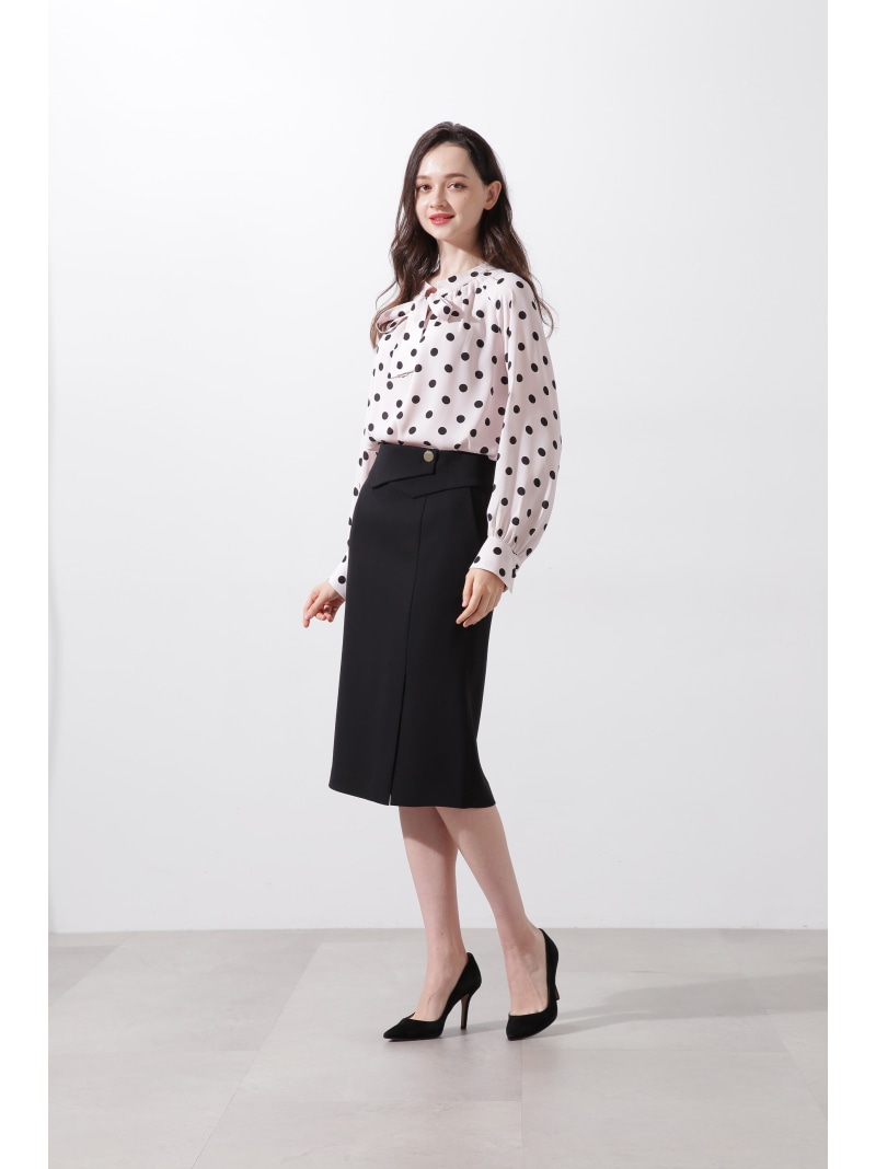 楽天市場】【SALE／46%OFF】[WEB限定商品] ドットプリントギャザー