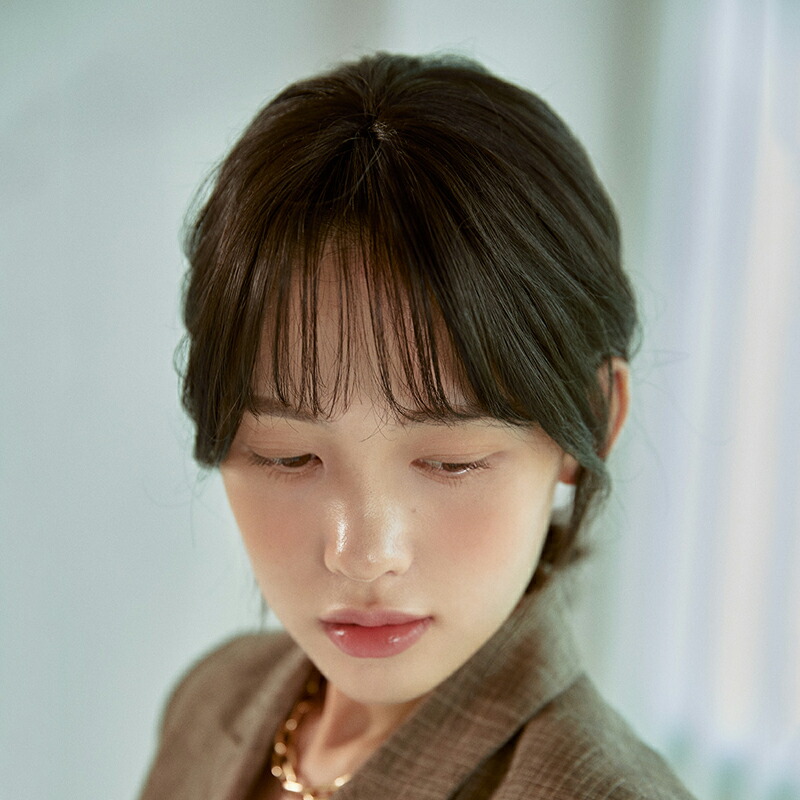 楽天市場】前髪ウィッグ）手植えシースルーバング L（モースト原糸