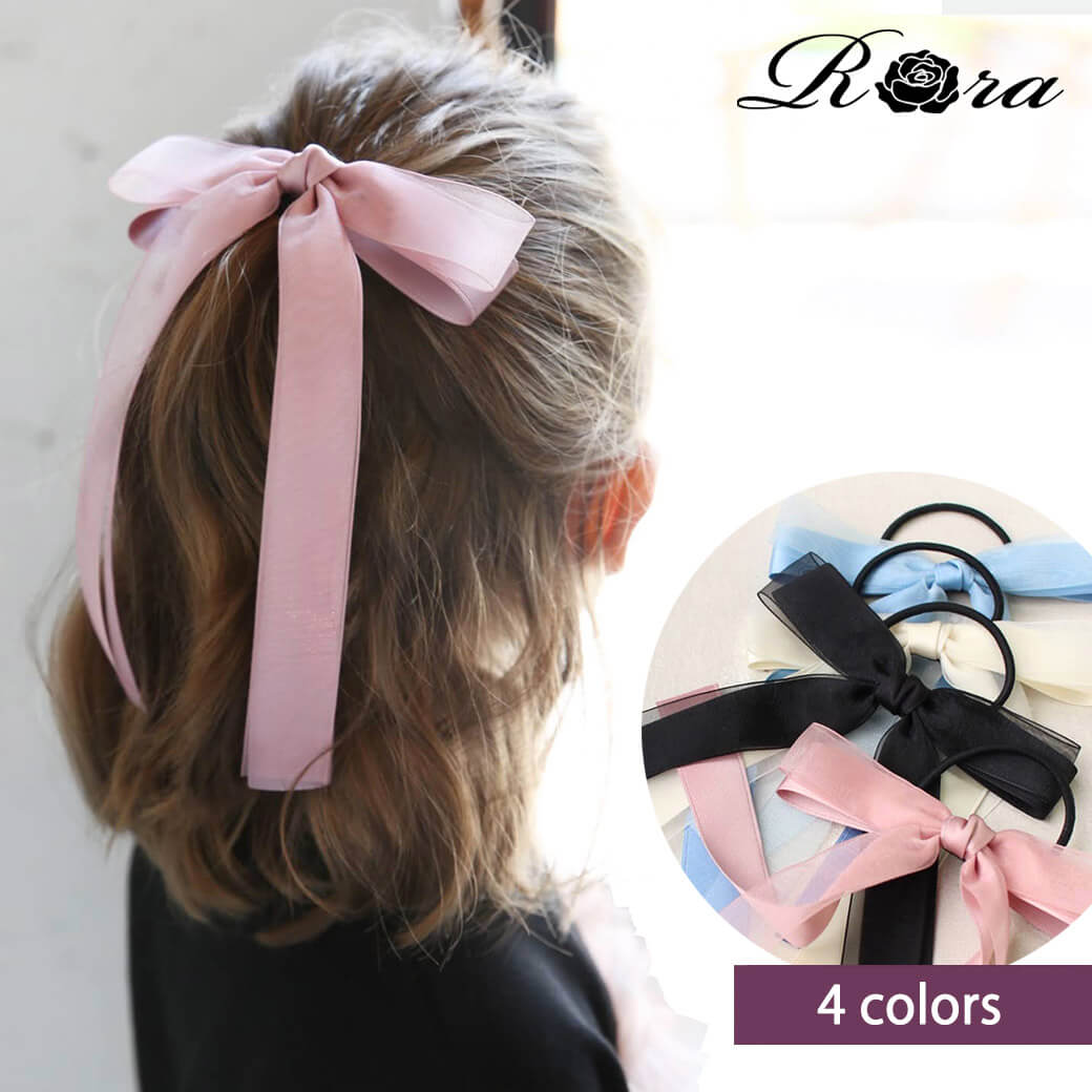 楽天市場】子供服Rora カノン リボン ヘアゴム リボン ヘアゴム 大人っ