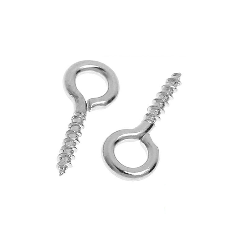 楽天市場】12mm 100個入 ヒートン 合金製 / ひーとん 接続 丸