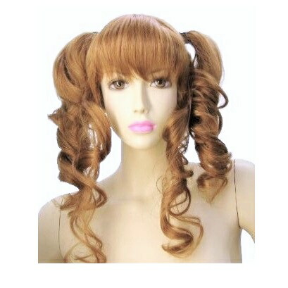 楽天市場】【送料無料】 ツインテール ウィッグ ウェーブ コスプレ