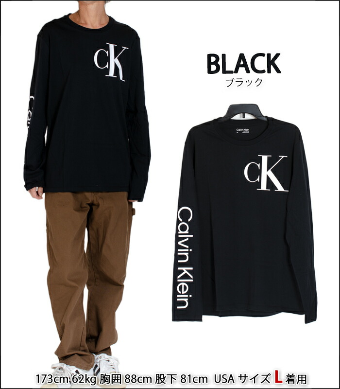 楽天市場】カルバンクライン ロゴ Tシャツ ロンT Calvin Klein Tシャツ