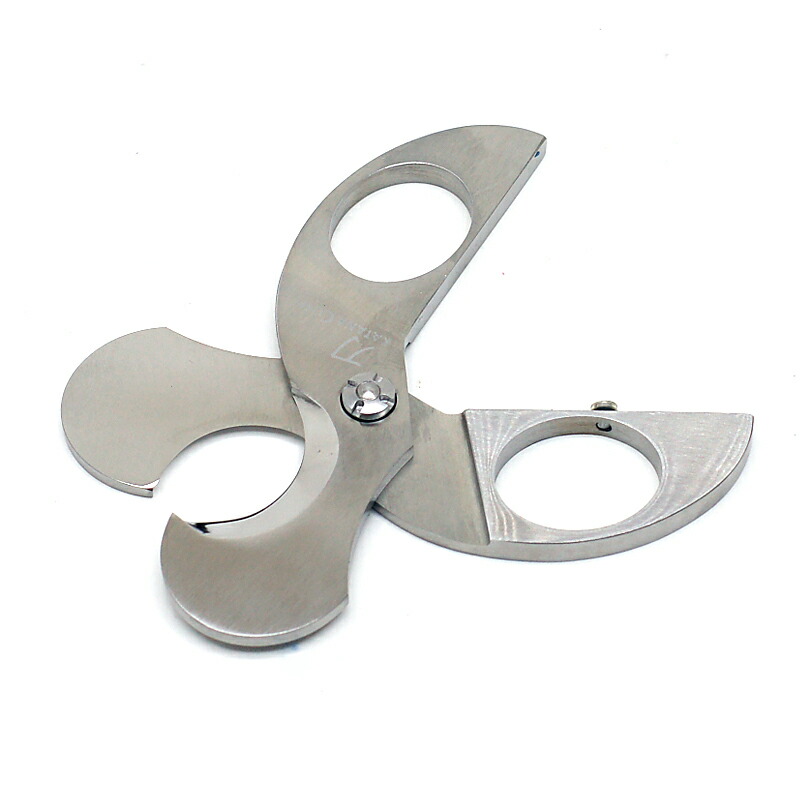 楽天市場】喫煙具・シガーカッター 刀 シルバー キュート シザー式 木