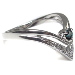 楽天市場】アレキサンドライト リング V字 リング K10 指輪 : PLEJOUR