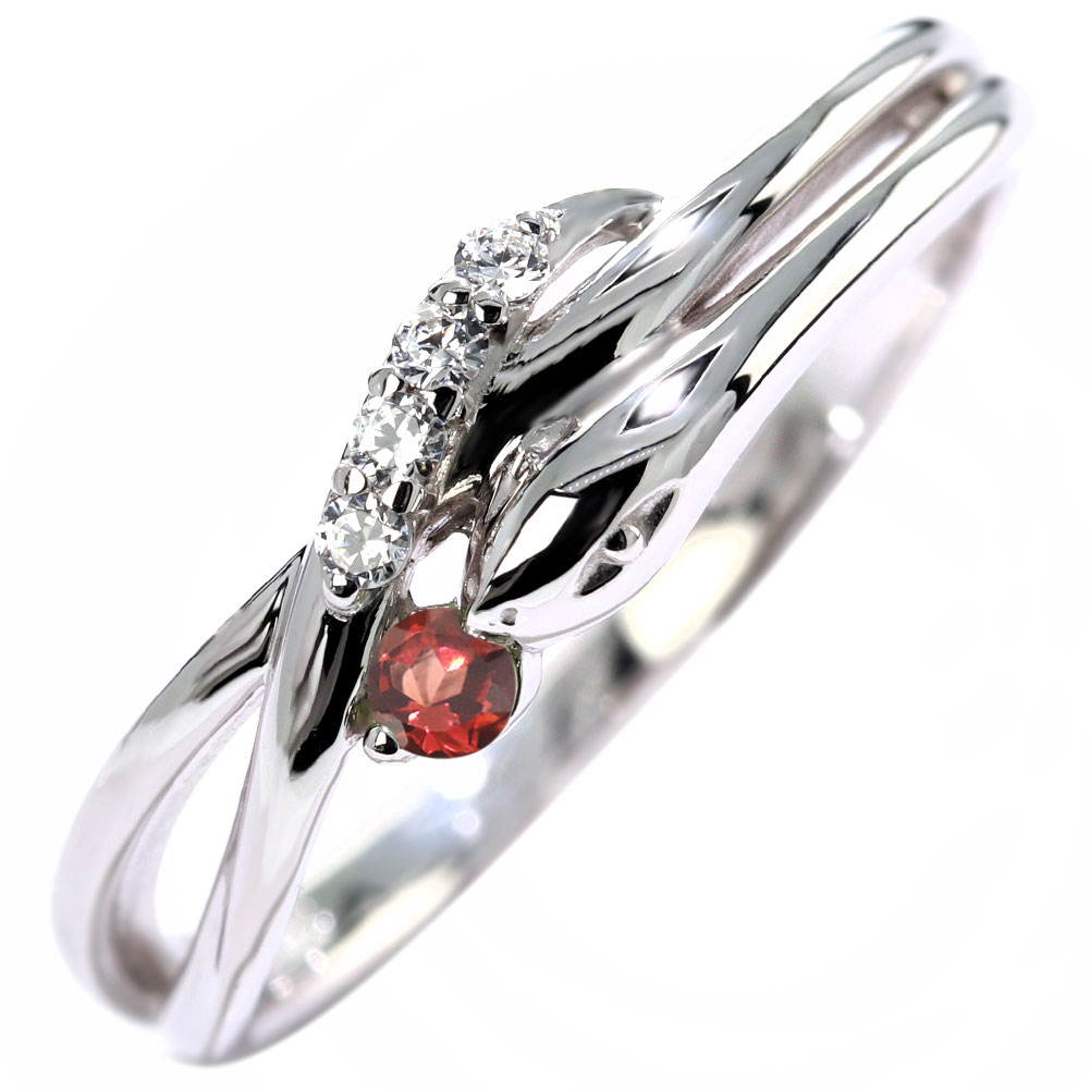 楽天市場】ガーネット 指輪 リング 蛇 へび レディース シルバー 1月