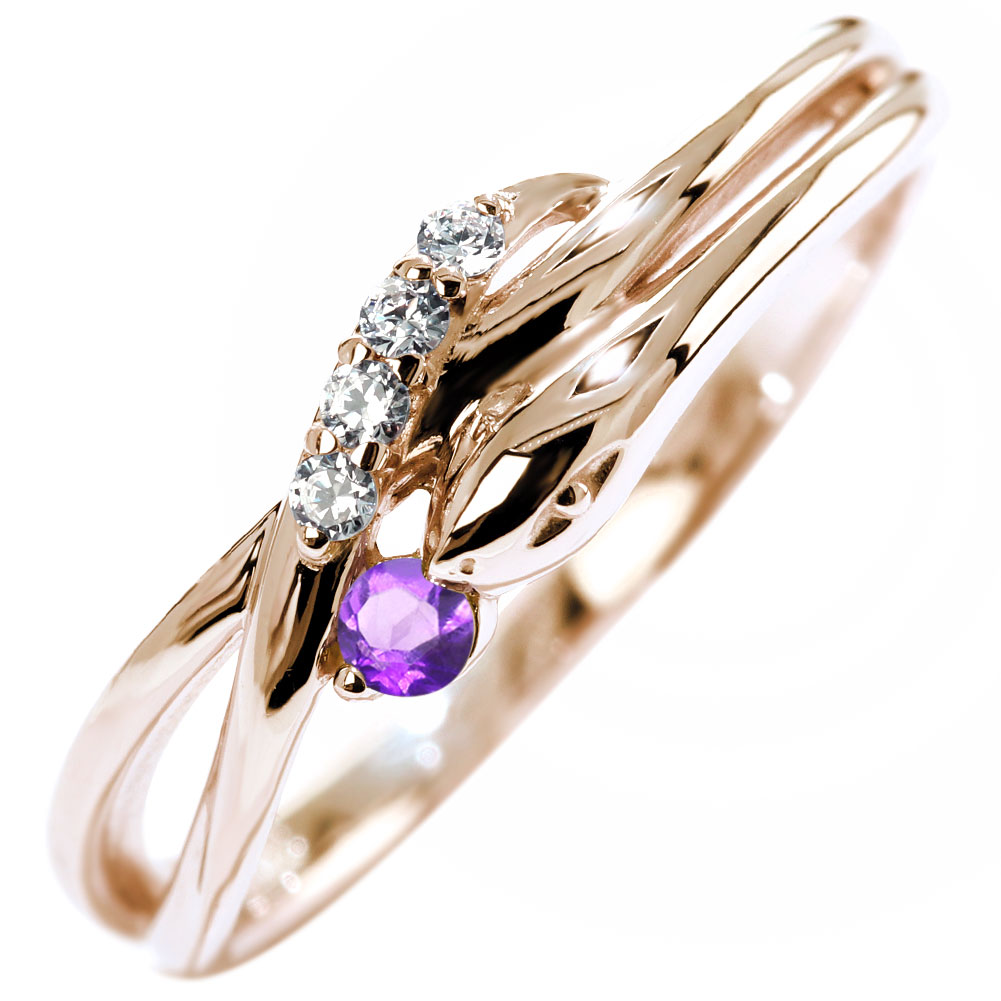 楽天市場】アメジスト 指輪 リング 蛇 へび レディース シルバー 2月