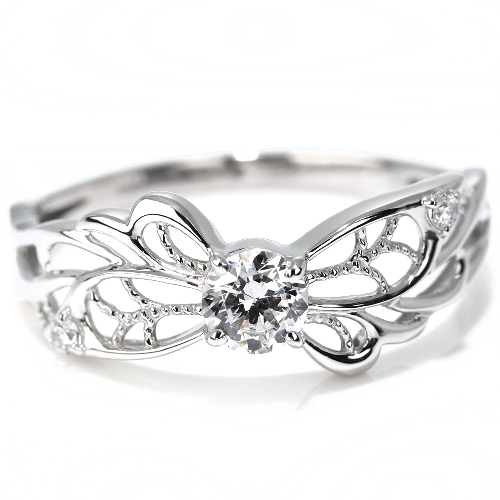 楽天市場】婚約指輪 エンゲージリング プラチナ 18金 ダイヤモンド