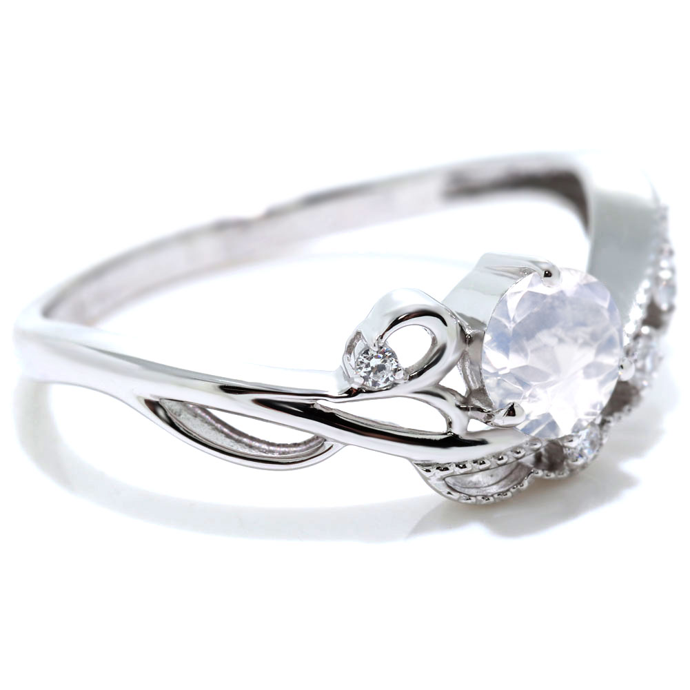 楽天市場】6月誕生石 指輪 プラチナ リング ブルームーンストーン