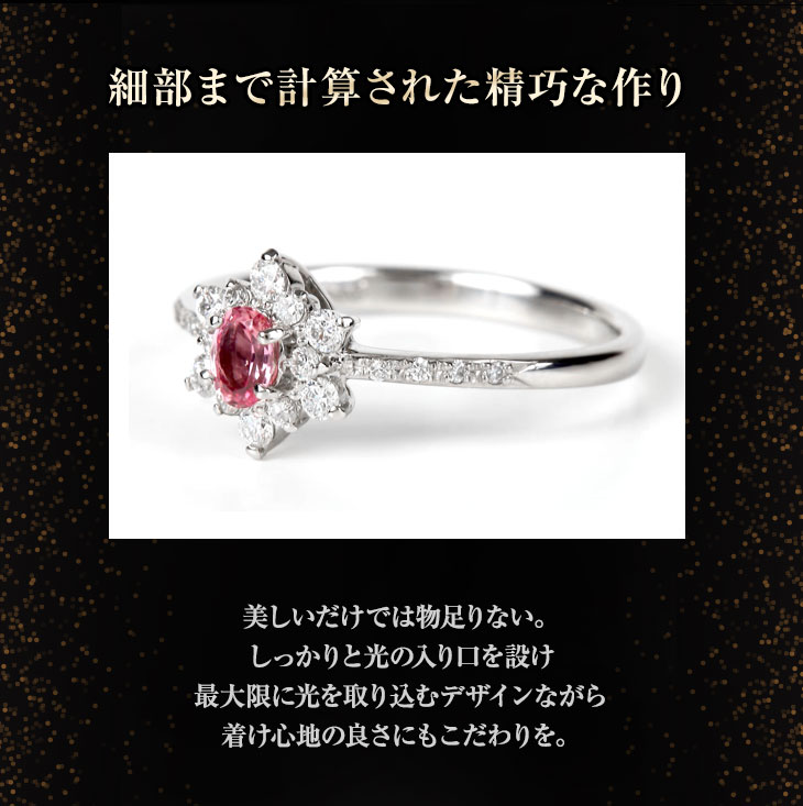 楽天市場】更にクーポン値引 パパラチアサファイア 指輪 リング