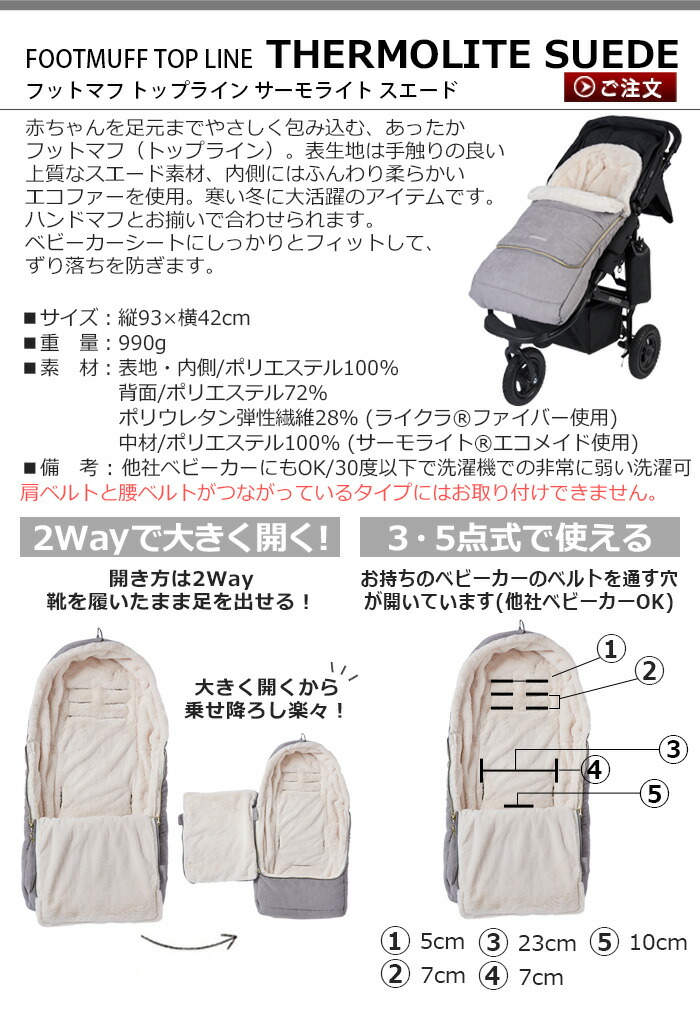 楽天市場】【スーパーセール期間中 最大P52倍】 ベビーカー フットマフ