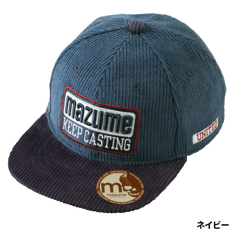 楽天市場】コーデュロイキャップ ネイビーの通販